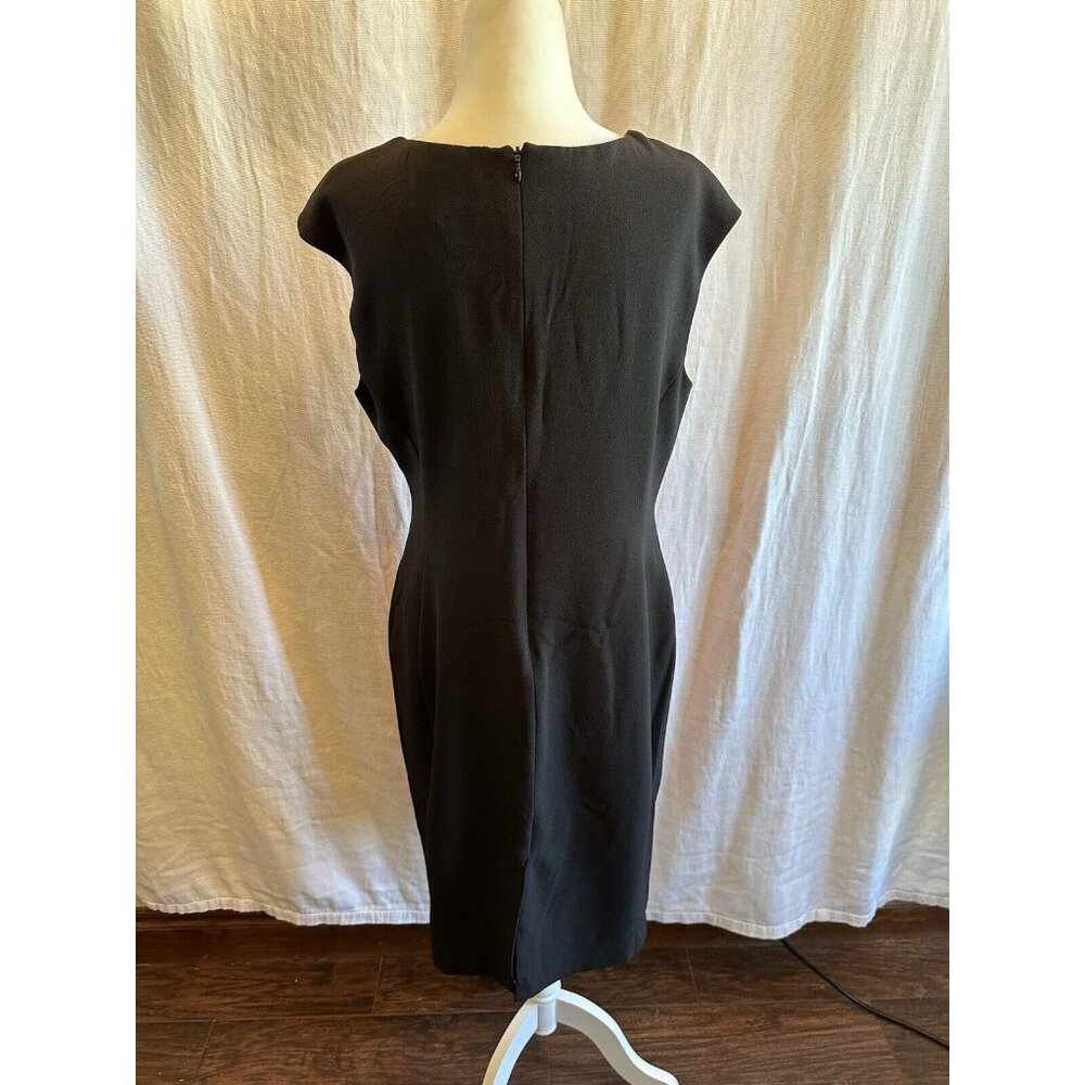 Ronni Nicole Black Red Dress Sz 12 Workwear Wedding Cocktail Professional - Picture 3 of 8